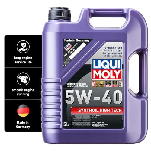 Image of LIQUI MOLY Synthoil High Tech 5W-40 | 5 L | Synthesis technology motor oil | SKU: 1856