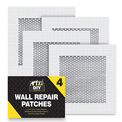 Image of SOL Wall Repair Patch 10 x 10cm Self Adhesive Plasterboard Hole Filler Mesh Drywall Surface Restoration Crack Cover Fixing Solution Home DIY Maintenance Smooth Finish Easy Application