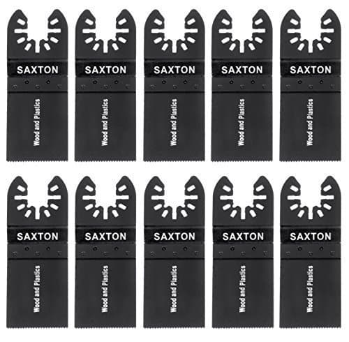Image of 10 x 35mm Saxton Blades for Dewalt Wolf Stanley Black & Decker Worx Oscillating Multitools