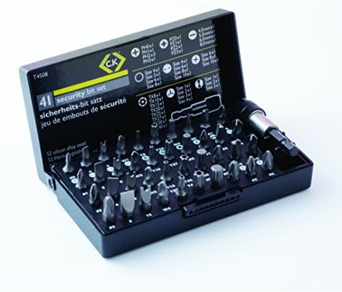 Image of C.K T4508 Security 25 mm Screwdriver Bit Set (41-Piece)