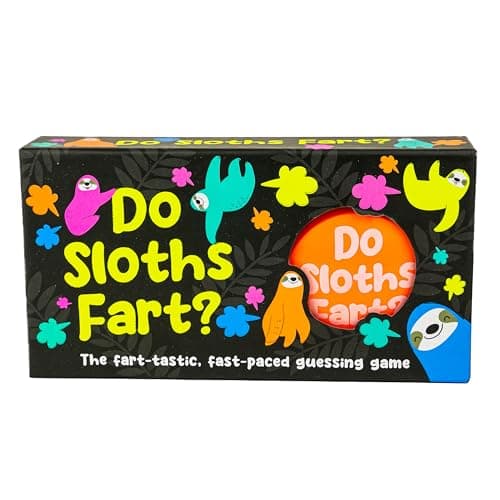 Image of Do Sloths Fart? Fun Fast-Paced Guessing Game - Fart-tastic Family Board Game with Fart Sound Buzzer