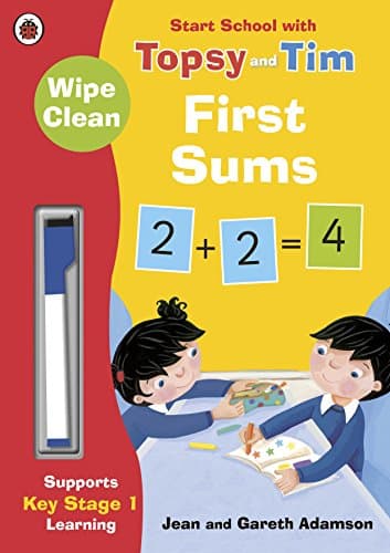 Image of Wipe-Clean First Sums: Start School with Topsy and Tim
