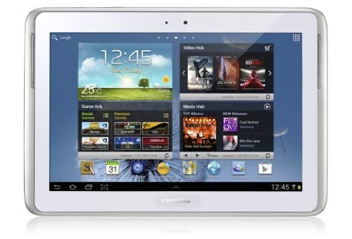 Image of Samsung Galaxy Note 10.1 inch Tablet - White (ARM Cortex A9 1.4GHz, 16GB, 3G, BT, Android 4.0)