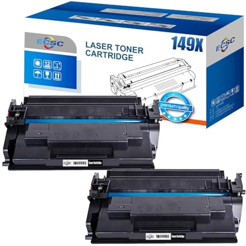 Image of ECSC W1490X 149X Compatible Toner Cartridge WITH CHIP For HP LaserJet Pro MFP 4002dn MFP 4002dw MFP 4102dw MFP 4102fdn MFP 4102fdw Black (2 Pack)