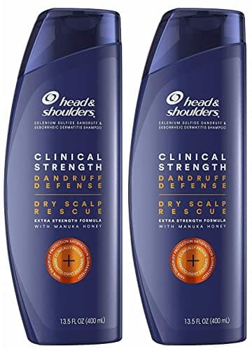 Image of Head and Shoulders Clinical Strength Dandruff and Seborrheic Dermatitis Shampoo Twin Pack, 13.5 Fl Oz (Pack of 2)