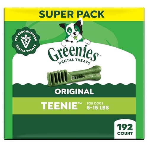 Image of Greenies Dental Treats Original For Teenie Dogs 5-15 lbs. Super Pack 192-Count