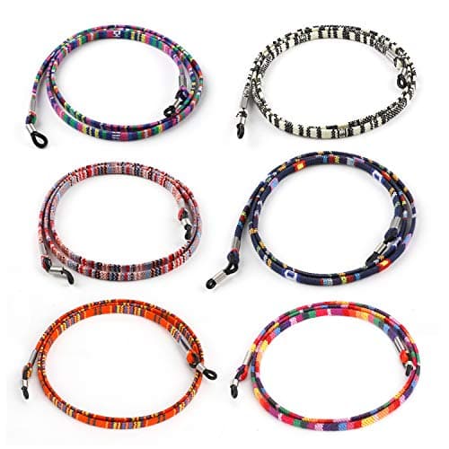 Image of Hifot 6pcs Glasses Strap Rope Sunglasses Retainer Chains Reading Glasses for Women Men Boys