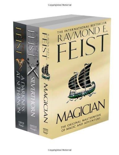 Image of Raymond E. Feist Riftwar Trilogy: Books 1, 2 and 3: Magician, Silverthorn and A Darkness at Sethanon by Feist, Raymond E. (2012) Paperback