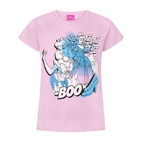 Image of Disney Cinderella Bibbidi Boo Girl's Kids Pink T-Shirt Top