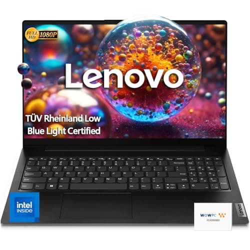 Image of Lenovo V15 Laptop | 16GB RAM | 1TB PCIe SSD | Intel Celeron N4500 Processor | Intel UHD Graphics | 15.6" FHD 1080p Anti-Glare Display | Ethernet Port RJ-45 | Windows 11 Pro | WOWPC Recovery USB