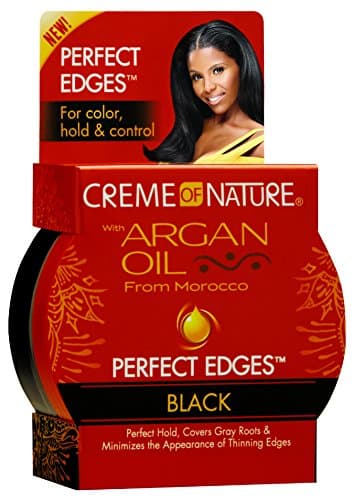 Image of Creme Of Nature Argan Oil Perfect Edges Edge Control Gel Black 63.7g