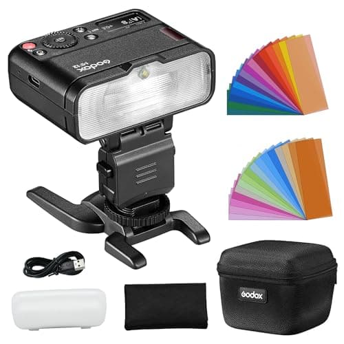 Image of Godox MF12 TTL Macro Flash 12W 2.4G Wireless X System Built-in Lithium Battery Suitable for Flower, Insect, Portrait Shooting, Compatible with Nikon, Sony, Canon, Fuji, etc.