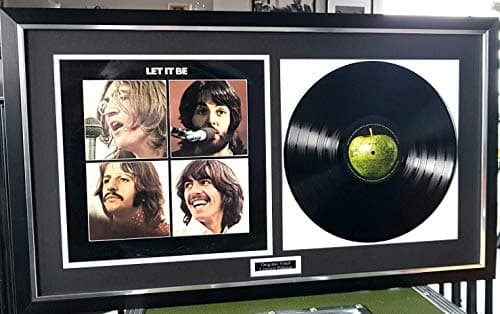 Image of Icon Republic The Beatles/Let It Be -Luxury Framed Genuine Vinyl Album
