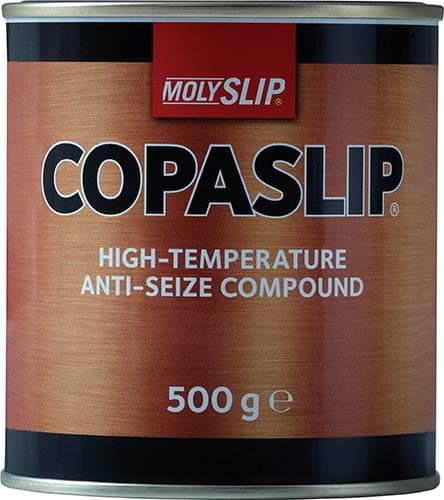Image of MOLYSLIP COPASLIP High Temperature Anti-Seize Copper Grease Withstands Extreme Temperature (Up To 1100°C)Protects Against Galling, Seizure Rust and Corrosion Ideal for Cars/Vehicles 500g, Pack of 1