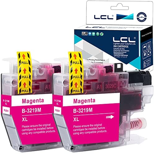 Image of LCL LC3219 LC3217 LC3219XL LC-3219XL LC3219XLM LC3217M High Yield Compatible Ink Cartridge Replacement for Brother MFC-J5330DW MFC-J5335DW MFC-J5730DW MFC-J5930DW MFC-J6530DW MFC-J5335 (2 Magenta)