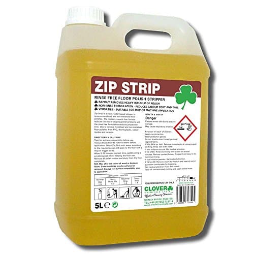 Image of Clover Chemicals 365 Zip Strip Rinse-Free Floor Stripper, 5 L