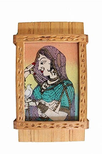Image of Mango Gifts Wooden Keepsake Boxes for Girls Arts & Crafts of India Size Length: 15.24 Cm