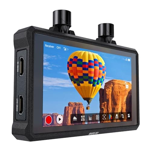 Image of Hollyland Mars M1 Enhanced Wireless Transmitter & Receiver & Monitor, 3-In-1, SDI HDMI Wireless Video Transmission System with 450ft (150m) LOS Range and 0.08s Ultra-low Latency, Solo Kit