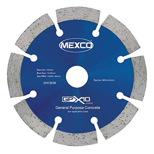 Image of Mexco GPX10 105mm Diamond Blade with 16mm Bore Size