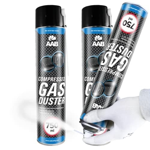 Image of AABCOOLING Compressed Gas Duster Freezing Spray 750ml - Set of 2 - Deep Freeze Spray, Freezer Spray, Pipe Freeze Spray, Frost Spray, Pipe Freezing Kit, Freezes Down to -50*C