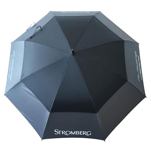 Image of Stromberg 68" Double Canopy Golf Umbrella - Professional Golf Accessory with Wind-Resistant Design & Large Grip Handle - Robust Weather Protection