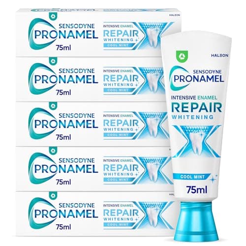 Image of Sensodyne Pronamel Enamel Care Intensive Repair Whitening Toothpaste, 75 ml (Pack of 5)