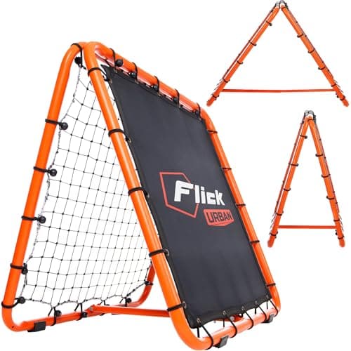 Image of Football Flick Urban Dual Speed Rebounder – Double-Sided Football Rebounder with 6 Adjustable Angles – Football Training Equipment for Passing & Control