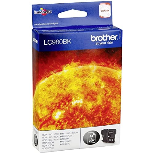 Image of Brother LC980BK Black Inkjet Cartridge LC-980BK