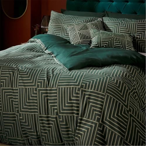 Image of Biba Giselle Duvet and Pillowcase Set Emerald King