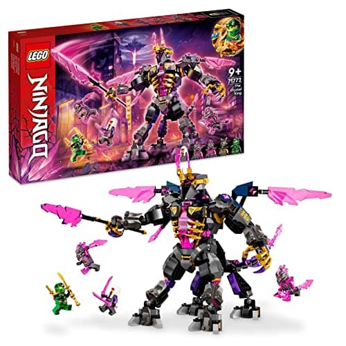 Image of LEGO 71772 NINJAGO The Crystal King Set, Battle Toy for Kids with Posable Centaur Action Figure and Lloyd Minifigure