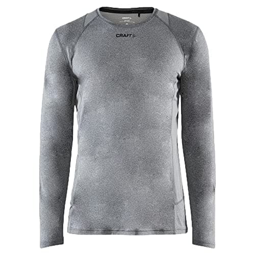 Image of Craft Mens ADV Essence Long-Sleeved T-Shirt (XS) (Dark Grey Melange)