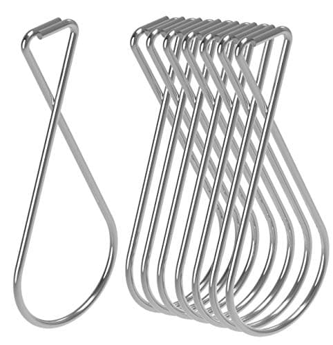 Image of NACETURE Ceiling Hook Clips- 20 Pack Drop Ceiling Hanger Hooks Hanging on Suspended Ceiling Tile, Grid Clips Heavy Duty for Light Plant Office Home Stores Classroom and Wedding Decorations