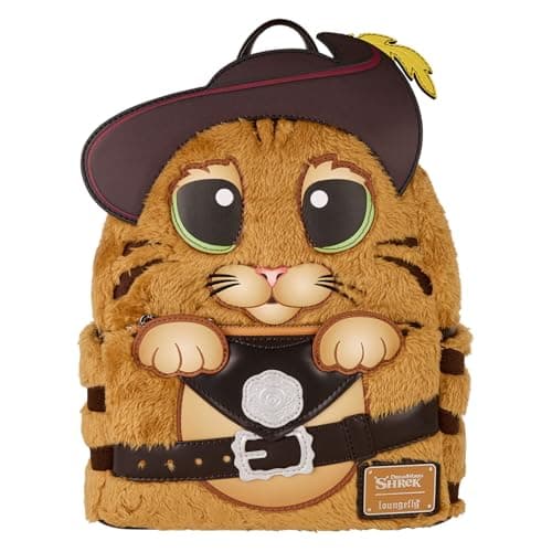 Image of Loungefly DreamWorks Shrek Puss in Boots Cosplay Mini Backpack