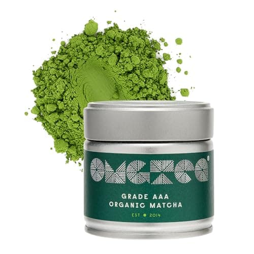 Image of OMGTEA Very High-Grade Organic Japanese Matcha Green Tea Powder Ceremonial Grade AAA – 30g/30 Servings. Great Taste Award Winner 2023