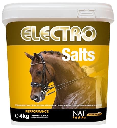 Image of NAF Electro Salts 4kg – Fast-Acting Electrolyte Supplement for Horses – Replaces Salts Lost Through Sweat – Supports Hydration, Recovery & Performance – Ideal for Training & Hot Weather