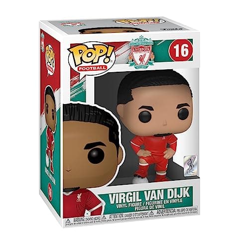 Image of Funko POP! Football: Liverpool FC - Virgil Van Dijk - Collectable Vinyl Figure - Gift Idea - Official Merchandise - Toys For Kids & Adults - Model Figure for Collectors and Display