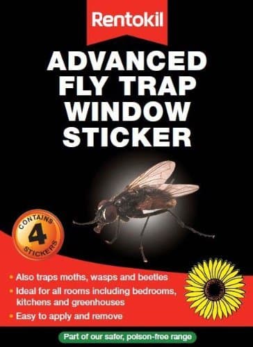 Image of Rentokil Advanced Fly Trap for Flies, Moths, Wasps and Beetles, 4 Pack