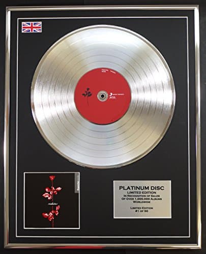 Image of DEPECHE MODE/LTD EDITION CD PLATINUM DISC/VIOLATOR