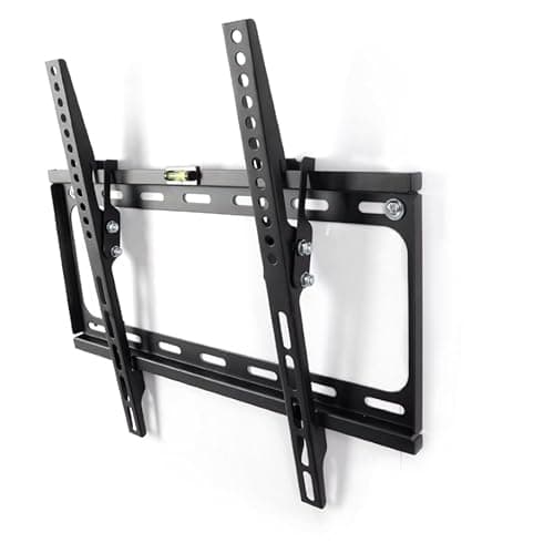 Image of XPRIMEUK Black 26"-55" Inches Wall Mount TV Bracket Slim Flat Tilting 26 30 32 40 42 50 55 Inch LCD LED PLASMA Monitor 3D Maximum Load Capacity: 50KG (110LBS) with Max 400x400mm VESA