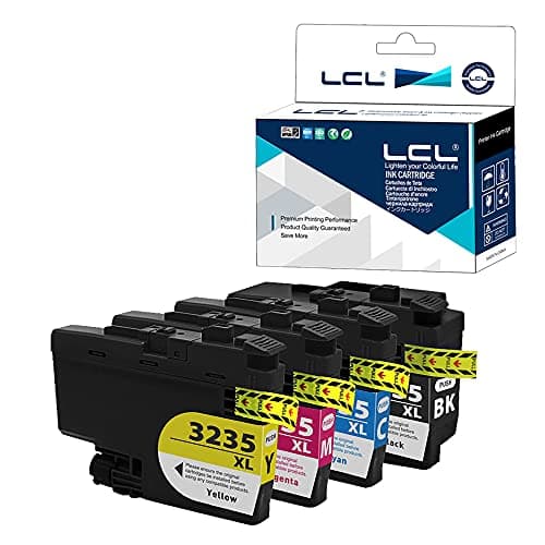 Image of LCL LC-3335 LC3335 LC-3235 XL LC3235XL LC3235BK LC-3235XLBK LC-3235XLC LC-3235XLM LC-3235XLY Compatible Ink Cartridge Replacement for Brother DPC-J1100DW MFC-J1300DW (4PK KCMY)