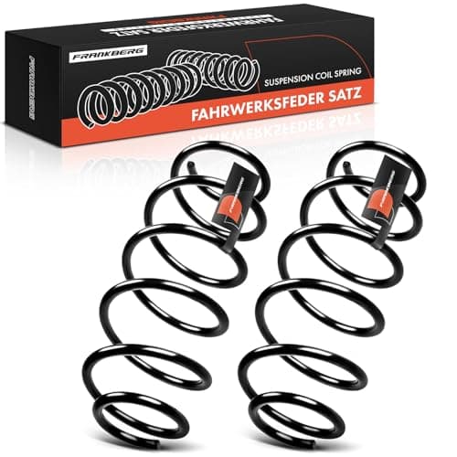 Image of Frankberg 2x Coil Spring Front axle Compatible with Convertible 450 2001-2003 City-Coupe 450 2001-2003 Replace# 0009249V002