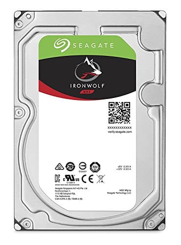 Image of Seagate IronWolf 6TB NAS Internal Hard Drive HDD – 3.5 Inch SATA 6Gb/s 7200 RPM 256MB Cache for RAID Network Attached Storage (ST6000VN0033)
