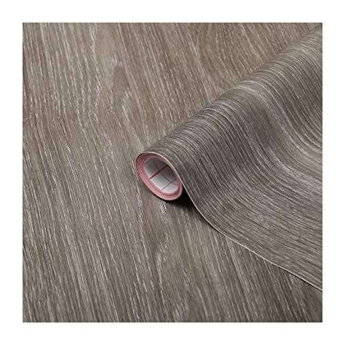 Image of d-c-fix vinyl wrap Sheffield oak pearl grey wood effect 67,5 cm x 2 m - sticky back plastic roll for furniture, kitchen & cupboards - contact paper sticker self adhesive film
