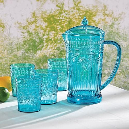 Image of 5-Piece Shatterproof Jug & Tumbler Set