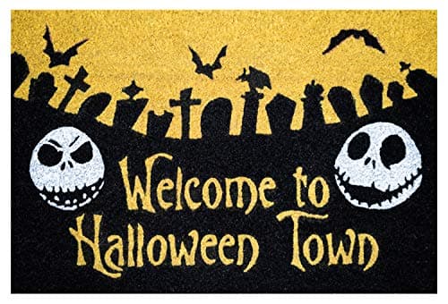 Image of Grupo Erik Door Mat - Disney The Nightmare Before 15.7 x 23.6 in - 40 x 60 cm Coconut Coir, Waterproof, Non Slip Door Mats Indoor & Outdoor | Disney Gifts