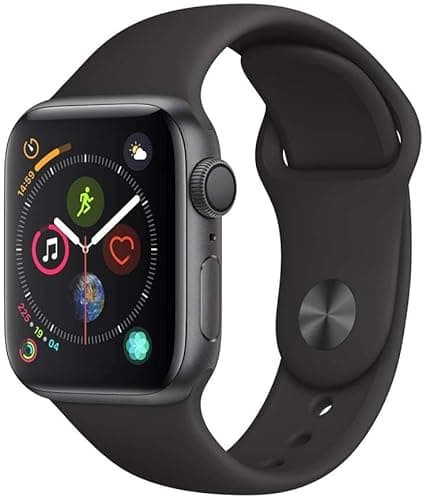Image of Apple Watch Series 4 44mm (GPS) - Space Grey Aluminium with Black Sport Loop (Renewed)