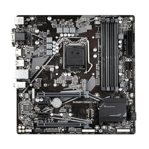 Image of Gaming Motherboard Fit For GIGABYTE B460M DS3H V2 Motherboard LGA1200 Intel H470 Support I9-10900K I7-10700K I7-11700F I5-10600K I3-10100 CPU M.2 DDR4 128G