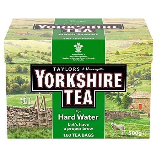Image of Yorkshire Tea Hard Water Tea Bags, 160 Tea Bags (Pack of 3, total 480 teabags)