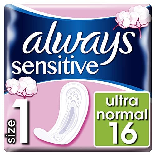 Image of Always Ultra Sensitive Normal Sanitary Pads Size 1 Pack of 8 x 16