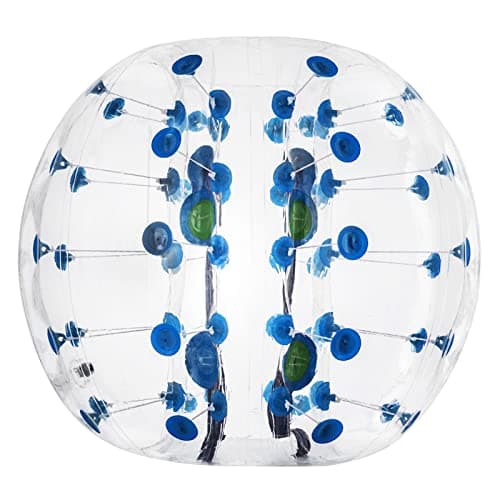 Image of XZXXZSZ 5 FT / 1.5M Inflatable Bumper Ball Diameter Bubble Soccer Ball Blow It Up In 5 Min Inflatable Zorb Ball Red Blue
